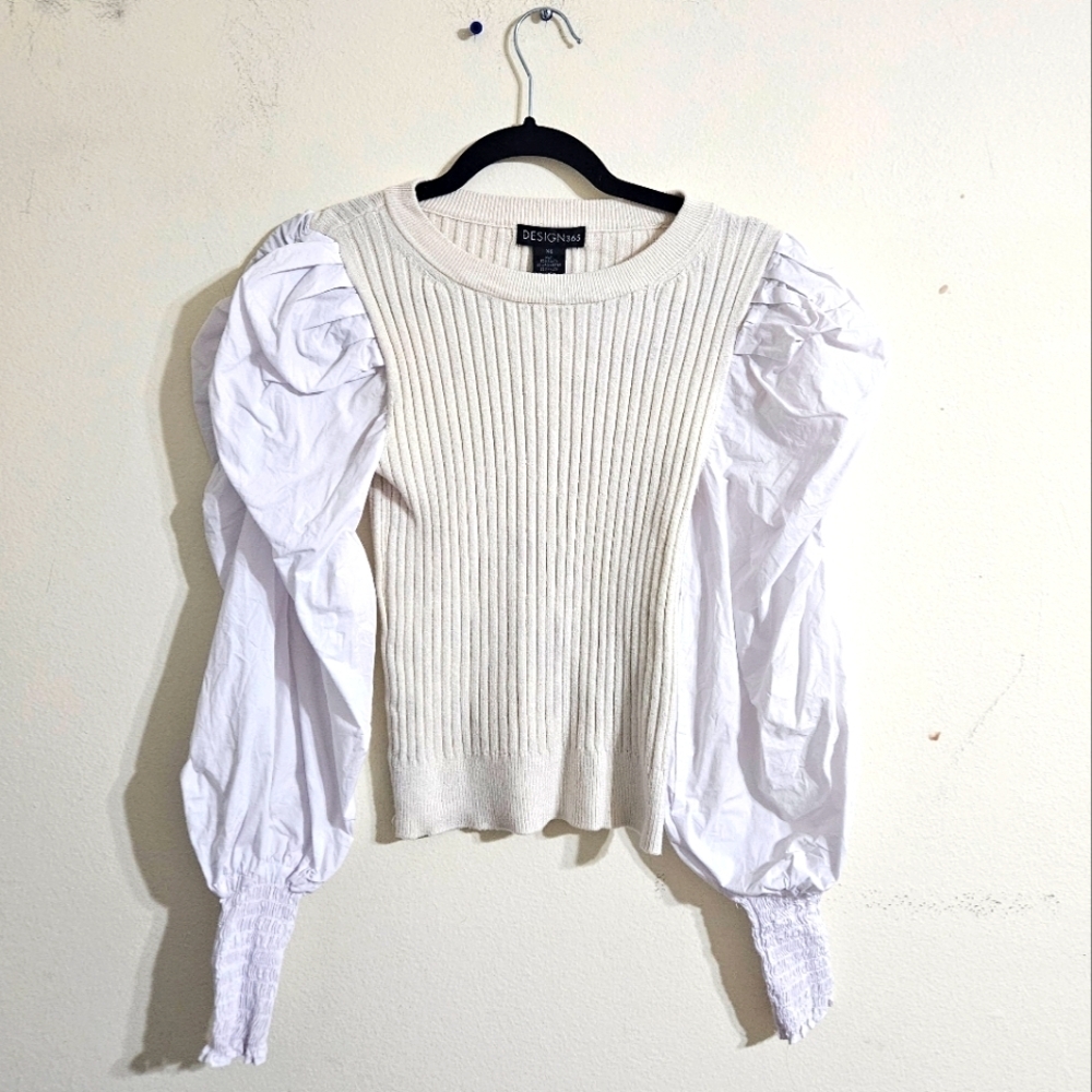 Design365 Balloon Sleeve Sweater